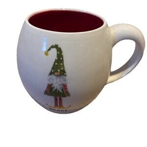 Rae Dunn Merry Gnome Christmas Elf Mug